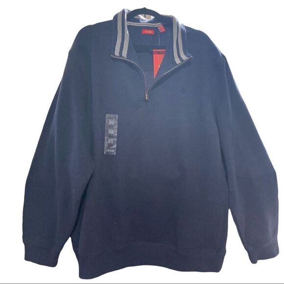 IZOD MIDNIGHT BLUE VARSITY FLEECE  / NWT / XXL - Picture 1 of 8
